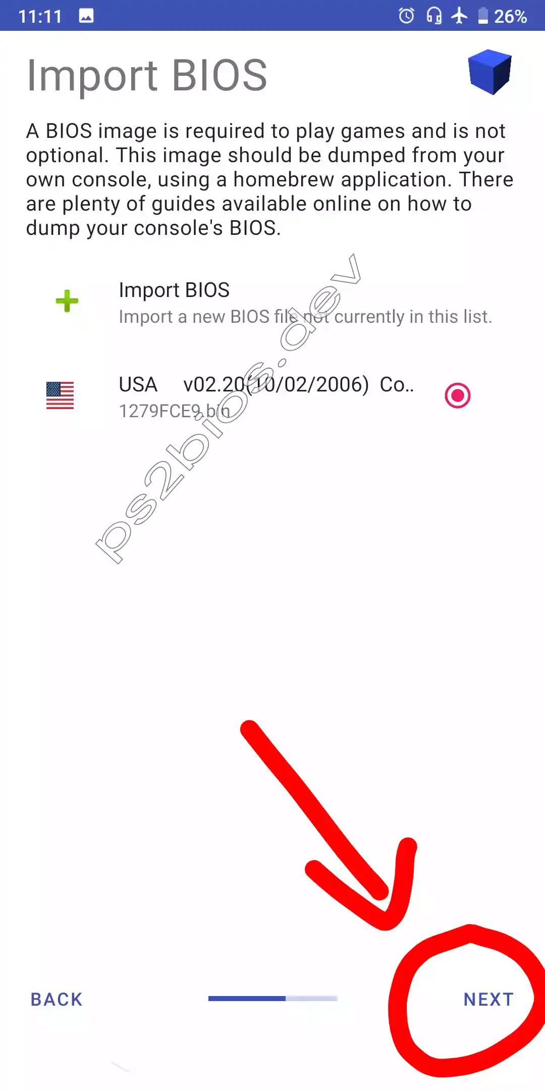 AetherSX2 - Adding the game directory